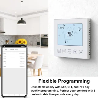 WiFi-thermostaat voor vloerverwarming