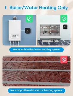 WiFi-thermostaat voor vloerverwarming