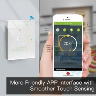 WiFi-thermostaat voor water- en elektrische verwarming