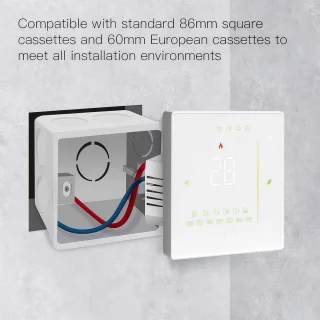 WiFi-thermostaat voor water- en elektrische verwarming