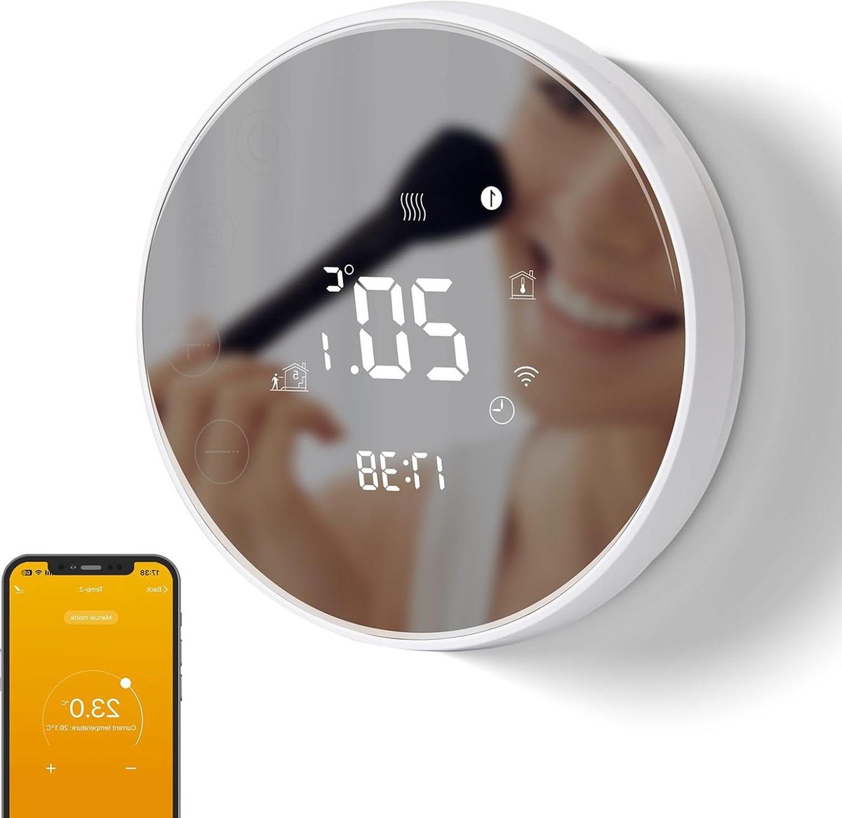 De WIFI Verwarmingsthermostaat Touchscreen 3A - Compatibel Alexa & Google in één oogopslag