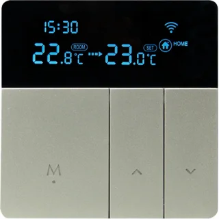 De WifiSanitair KetelAs LCD-thermostaat in één oogopslag