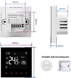 Wat vinden we goed aan de Ynkkvre thermostaat voor elektrische vloerverwarming 16A