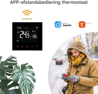 Ynkkvre thermostaat voor elektrische vloerverwarming 16A