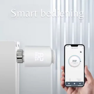 Zigbee 3.0 Thermostaatknoppen Set 3x Radiatorknop + Gateway