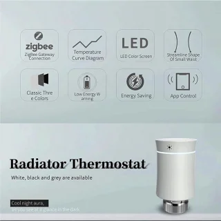 Zigbee Radiatorklep Thermostaat
