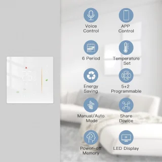 Zigbee Thermostaat voor Vloerverwarming
