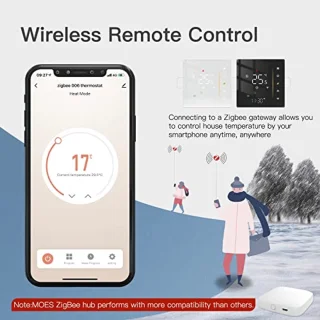 Zigbee Thermostaat voor Vloerverwarming