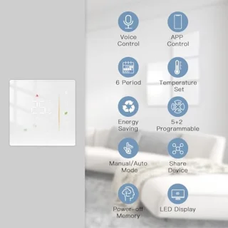 Zigbee Thermostaat voor Vloerverwarming