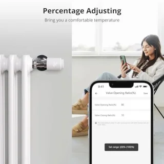 Zigbee Thermostatische Radiatorknop – 2 stuks