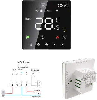 De Zolara Slimme thermostaat - Zwart in één oogopslag