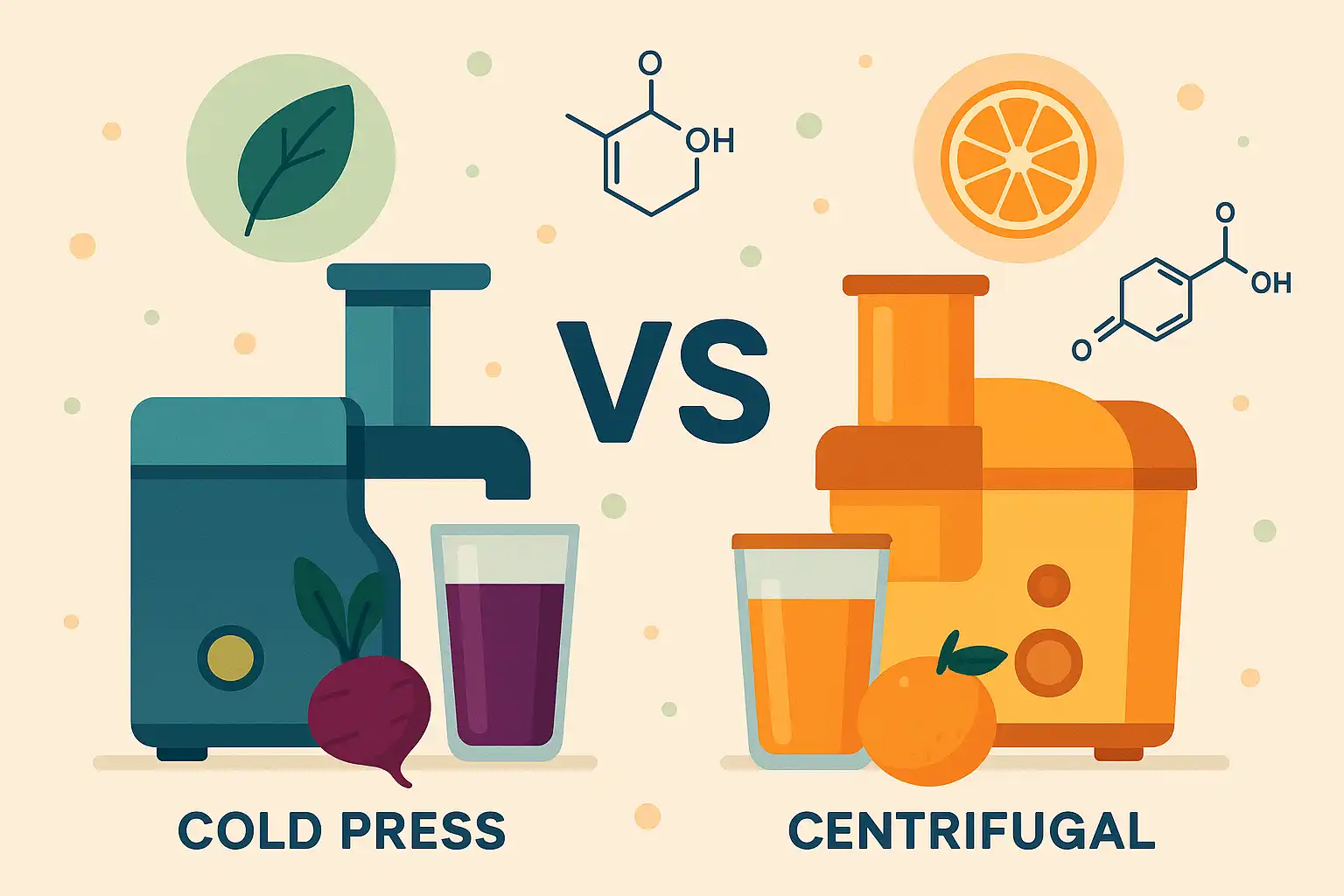 Cold press vs. centrifugaal: wat zegt de wetenschap over voedingsstoffen?