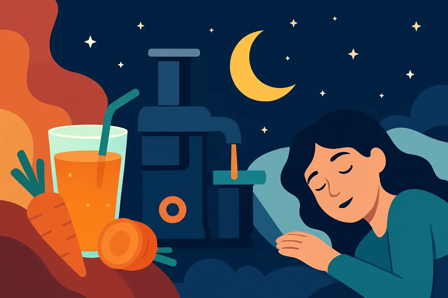 Energie voor de nacht: slowjuice-recepten en timing voor nachtdiensten