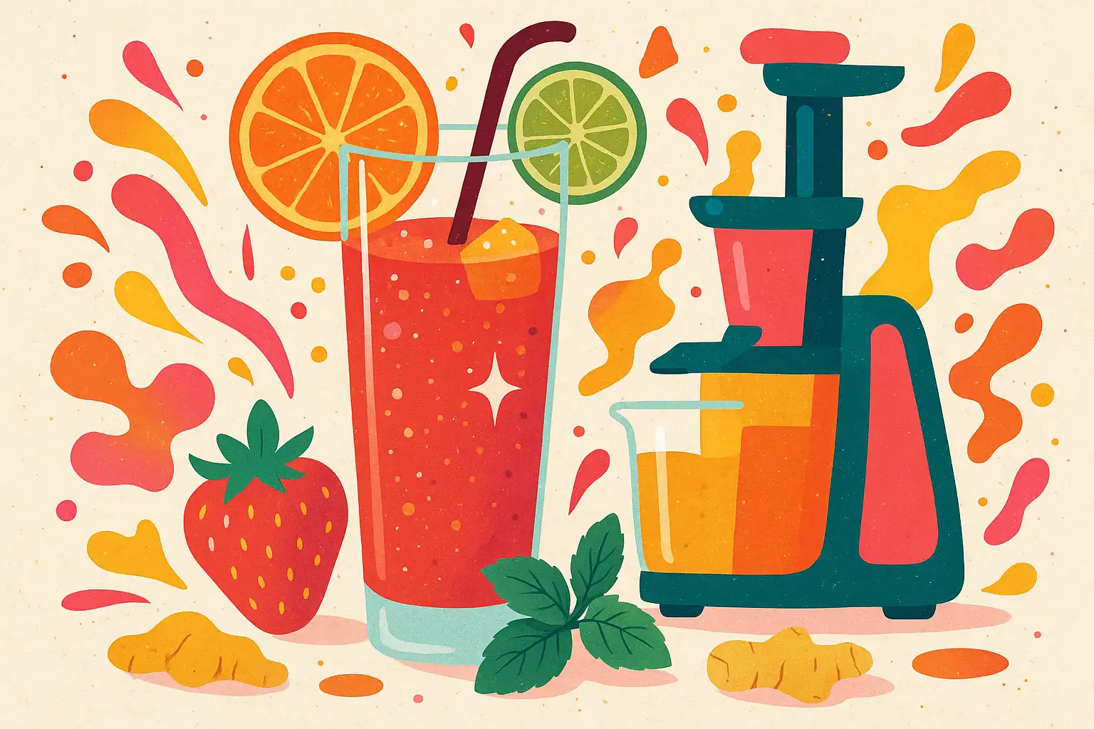 Mocktails met pit: feestelijke alcoholvrije drankjes uit de slowjuicer