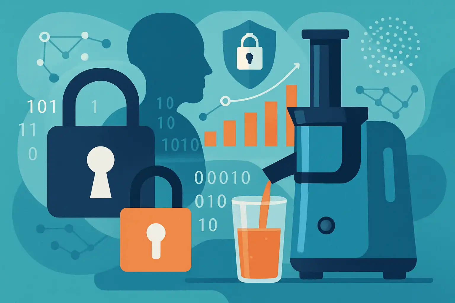 Privacy en data van slimme slowjuicers: wat fabrikanten over je sapgedrag weten