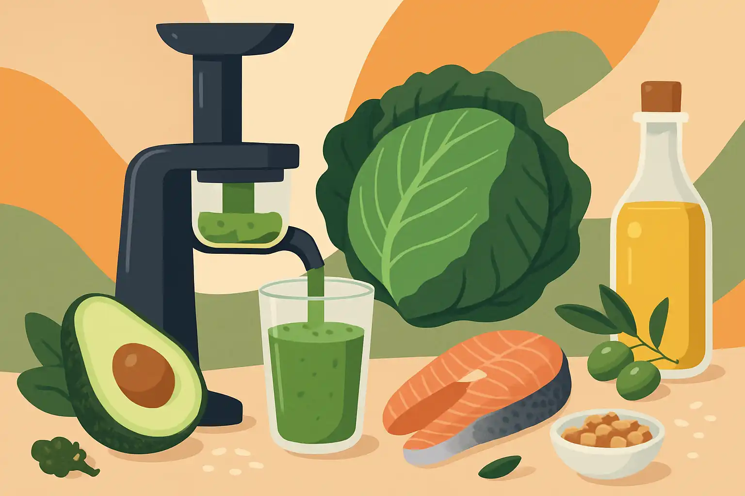 Slowjuicen en het ketodieet: slimme low-carb recepten en ingrediëntenkeuzes
