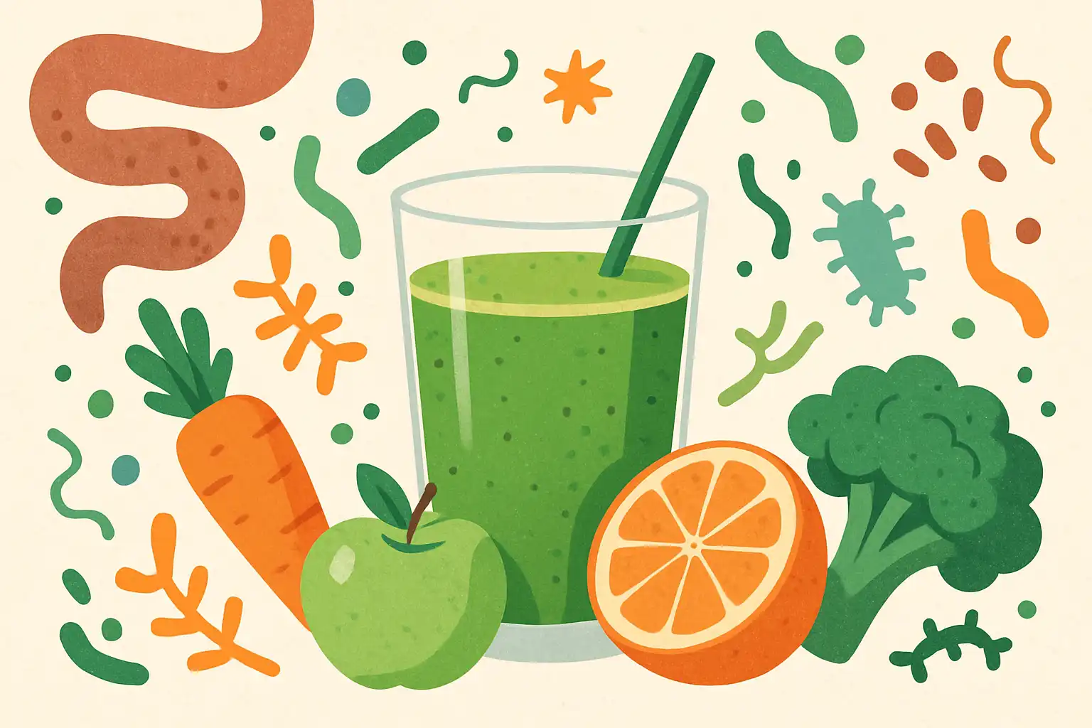 Slowjuicen en je microbioom: welke combinaties je darmflora echt voeden (en welke je beter vermijdt)