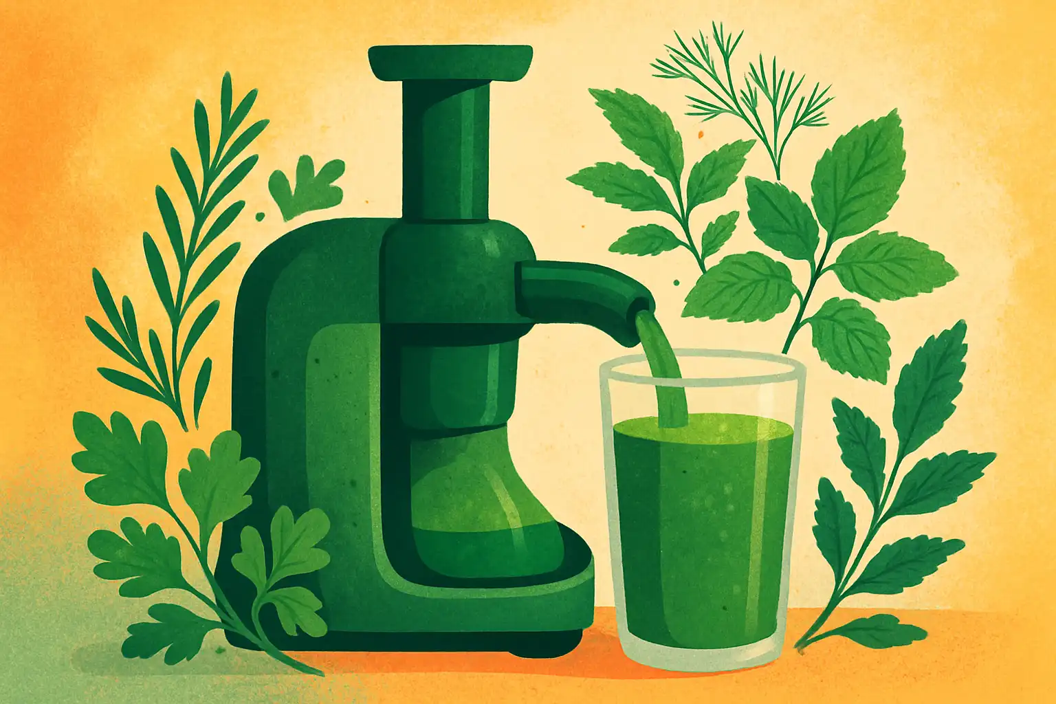 Slowjuicen met kruiden uit eigen tuin: verse smaakmakers die je sap transformeren