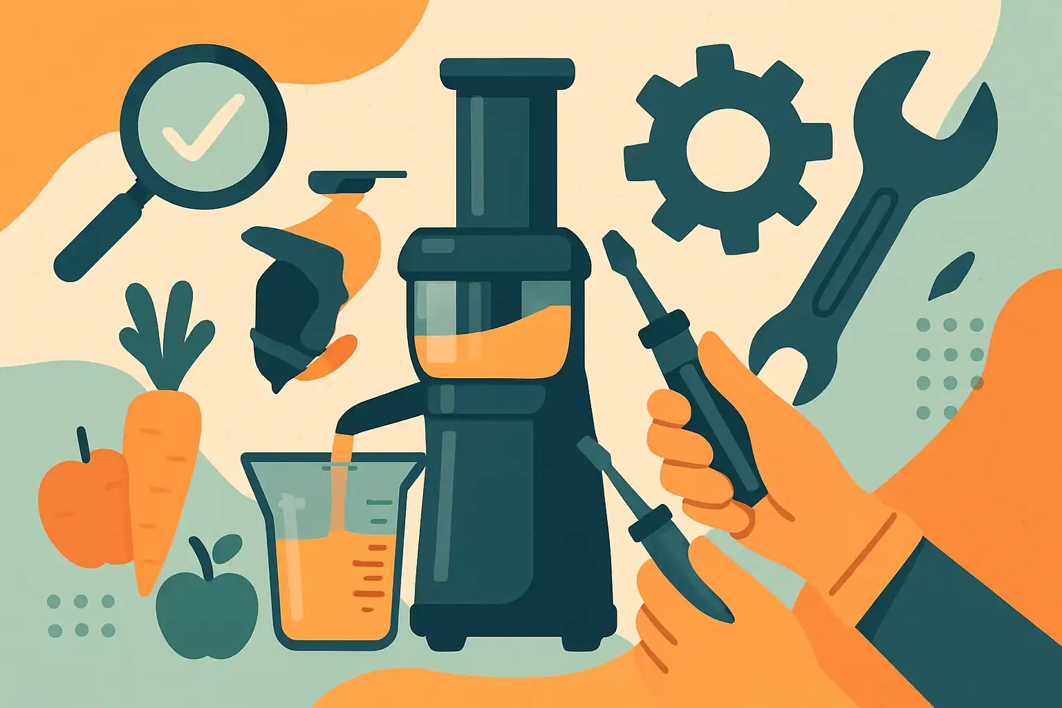 Verleng de levensduur van je slowjuicer: doe-het-zelf reparaties, slimme onderhoudstrucs en wanneer je een monteur moet bellen