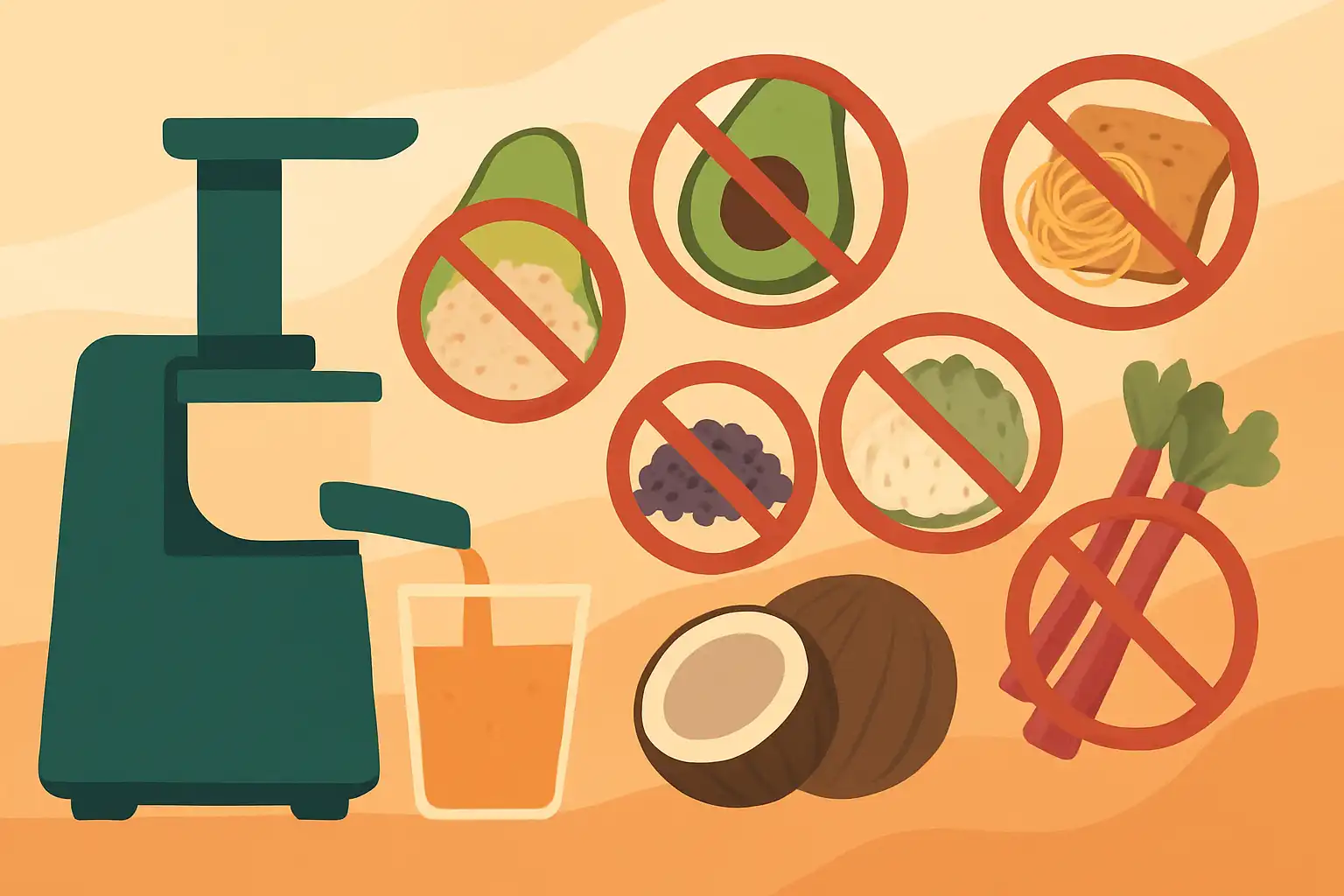 Wat mag niet in een slowjuicer? 10 verrassende ingrediënten die je beter kunt vermijden