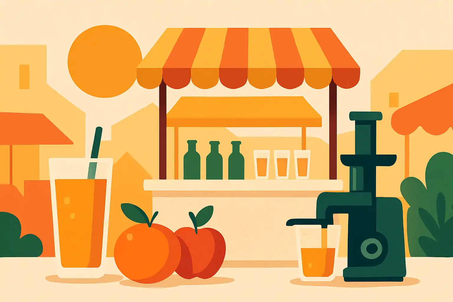 Zo start je een succesvolle juicepop-up: stappenplan voor je eerste marktstand met één slowjuicer