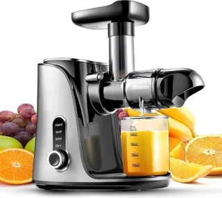 Happyment Slowjuicer PRO - Sapcentrifuge Met Led Display - Grijs - 500ml - Anti Slip