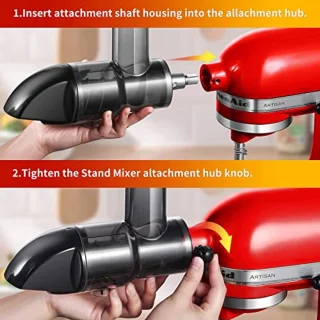 Juicer Attachment voor Stand Mixer - Slow Juicer en Citrus Juicer Accessoires voor Groente en Fruit