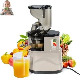 TrendWave SlowJuicer – Cold Press Juicer – Juicer voor groenten en fruit – Sapcentrifuge voor groenten & fruit – Stil & BPA-vrij