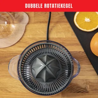 MMP® Sapcentrifuges groenten en fruit - Sapcentrifuges - Slowjuicer - Zwart - ‎18cm x 14cm x 16cm