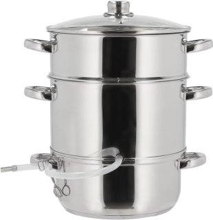 De Funktion Stoomsapketel 7,8 liter Staal in één oogopslag