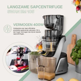 4SWISS Swan BM105 Slowjuicer Rosa Gold