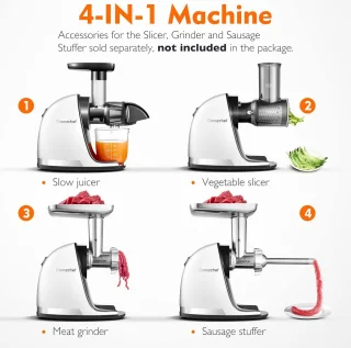 AMZCHEF Slow Juicer