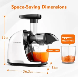 AMZCHEF Slow Juicer