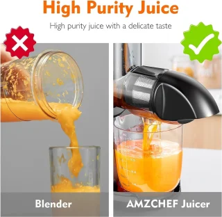 AMZCHEF Slow Juicer