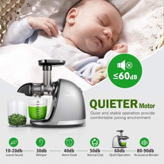 AMZCHEF Slowjuicer Professioneel