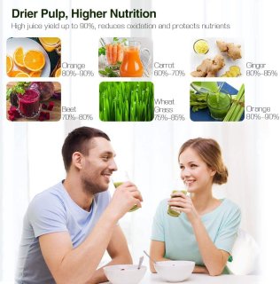 AMZCHEF Slowjuicer Professioneel