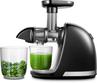 AMZCHEF Slowjuicer Sapcentrifuge - Zwart