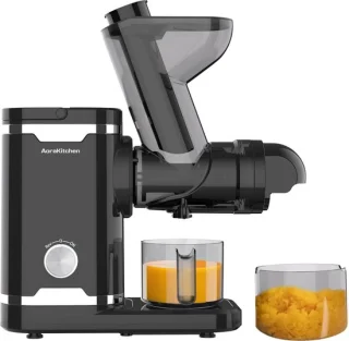 AoraKitchen Slowjuicer Juicer 500 ML Zwart