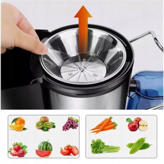 Bedee 1000W Slowjuicer Sapcentrifuge 500ML