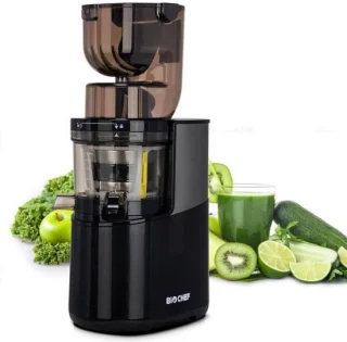 BIOCHEF Atlas Slowjuicer Zwart 250W