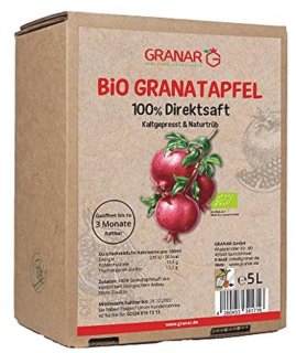 Dieprode puurheid: Biologisch granaatappelsap 5 L