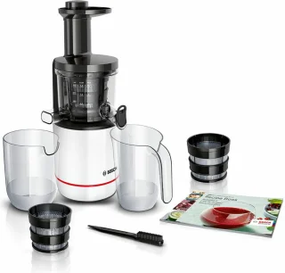 Bosch VitaExtract MESM500W Slowjuicer Zwart Wit