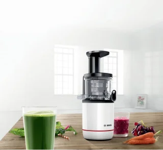 Bosch VitaExtract MESM500W Slowjuicer Zwart Wit