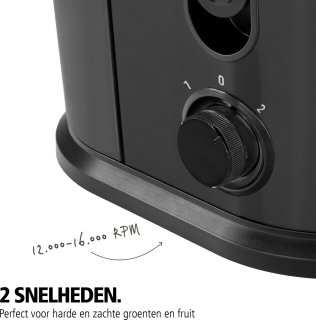 Brabantia BBEK1123BK Slowjuicer Mat Zwart