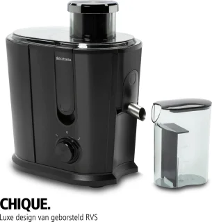 Brabantia BBEK1123BK Slowjuicer Mat Zwart