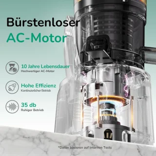 Wat vinden we goed aan de Canoly slowjuicer XXL