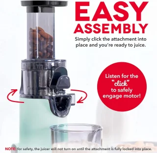 Compacte Slowjuicer - Koudgeperste sapcentrifuge