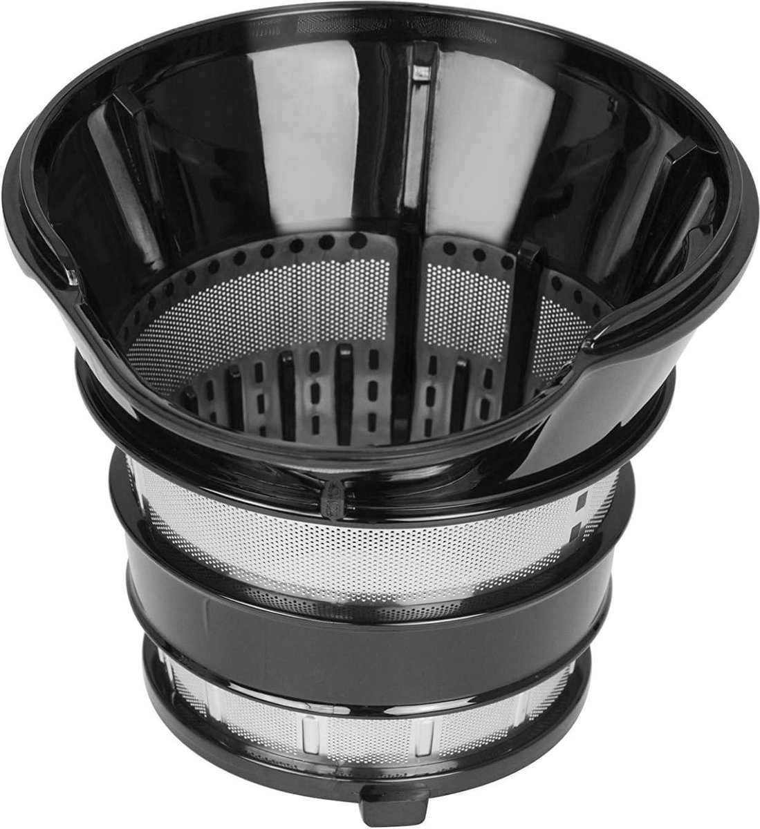 Design Slow Juicer Sapcentrifuge Zwart Roestvrijstaal