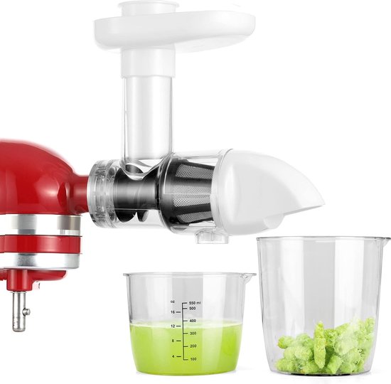 DiverseGoods Juicer Attachment voor KitchenAid Stand Mixer Wit