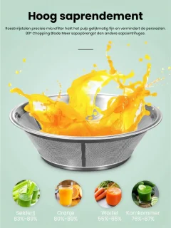 DnA® Sapcentrifuge Slowjuicer Zilver